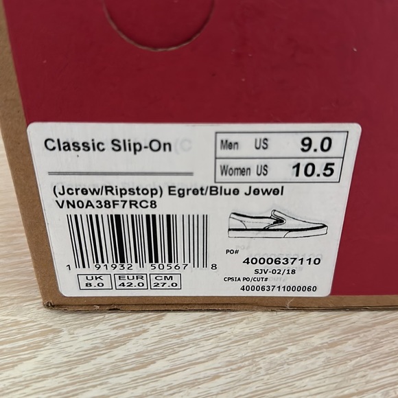JCrew Vans Classic Slip On main image 5